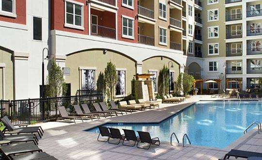 Exterior of Handicap Accessible Apartments in Marietta GA with a pool